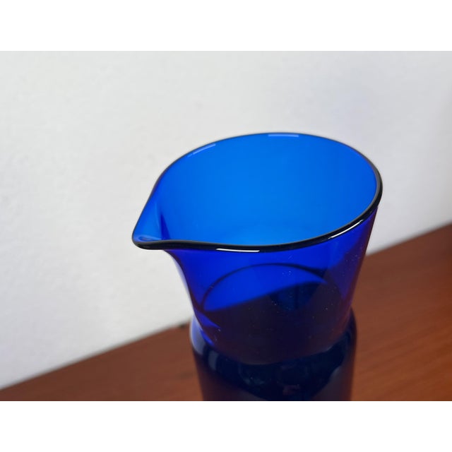 Glass Vintage German Glass Carafe from Spiegelau For Sale - Image 7 of 18