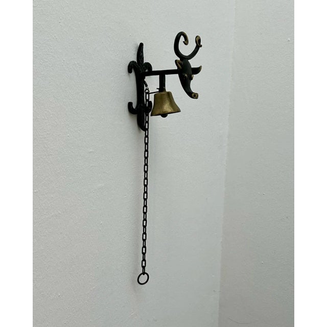 Brass House Bell by Walter Bosse for Herta Baller, Austria, 1950s For Sale - Image 6 of 8