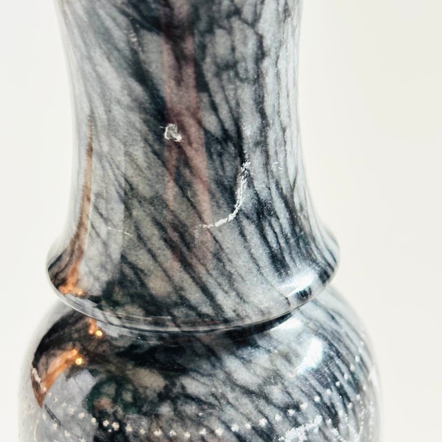 Vintage Carved Marble Vase For Sale - Image 9 of 9