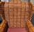 Late 20th Century Pair of Palecek Woven Rattan Wingback Lounge Chairs With Rolled Arms For Sale - Image 10 of 15