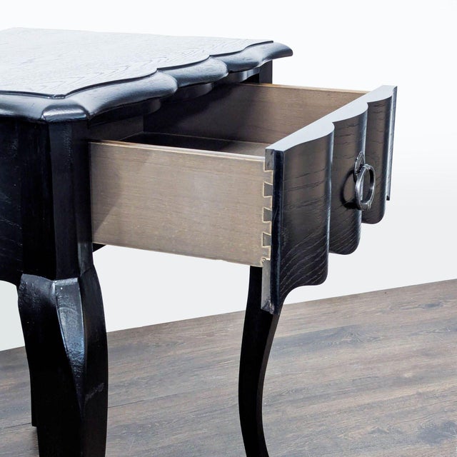Black Bernhardt One Drawer End Table For Sale - Image 8 of 11