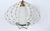 1960s Progress Mfg. Co. Inc. Off White Enamel & Glass "Onion" Hanging Pendant For Sale - Image 6 of 12