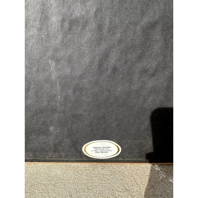 Vintage Blue Boy Needlepoint Framed Art For Sale - Image 10 of 10