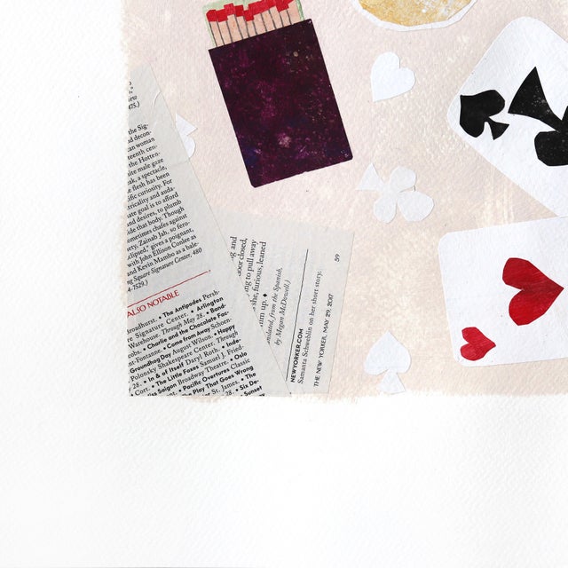 2020s Abra Cadabra - Whimsical Abstract Still Life Collage Art on Paper Original Artwork by Maria C Bernhardsson For Sale - Image 5 of 7