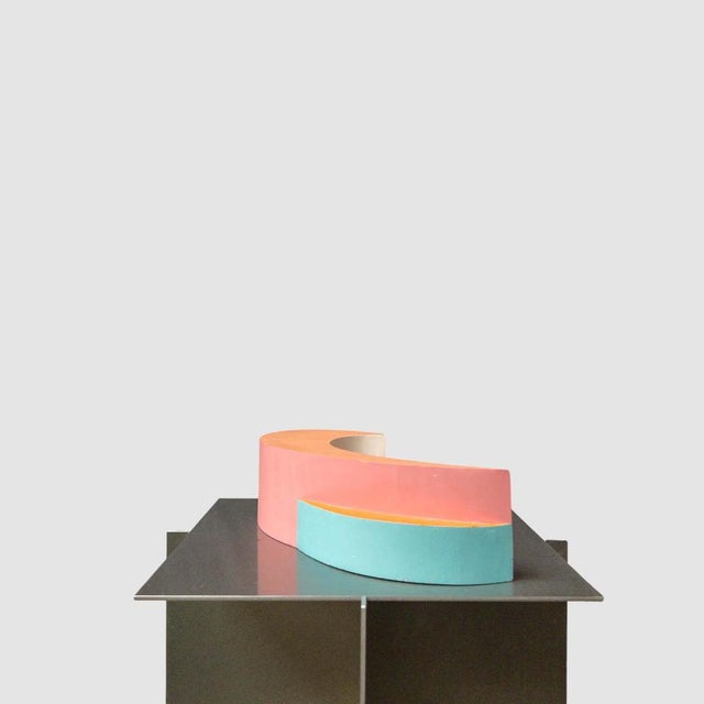 Contemporary Govert Heikoop, Ghei 3 Postmodern Sculpture, Painted Plywood, 1986 For Sale - Image 3 of 7