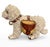 An exceptionally rare and whimsical piece of Mid-Century Italian ceramics, this vintage hand-crafted faience figurine...