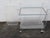 Hollywood Regency Two Tiers Lucite Tea Cart Bar With Removable Trays 6318 For Sale - Image 11 of 18