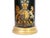 Wood Pair of English Late 19th-Century Black Painted Tole Canister Table Lamps For Sale - Image 7 of 14