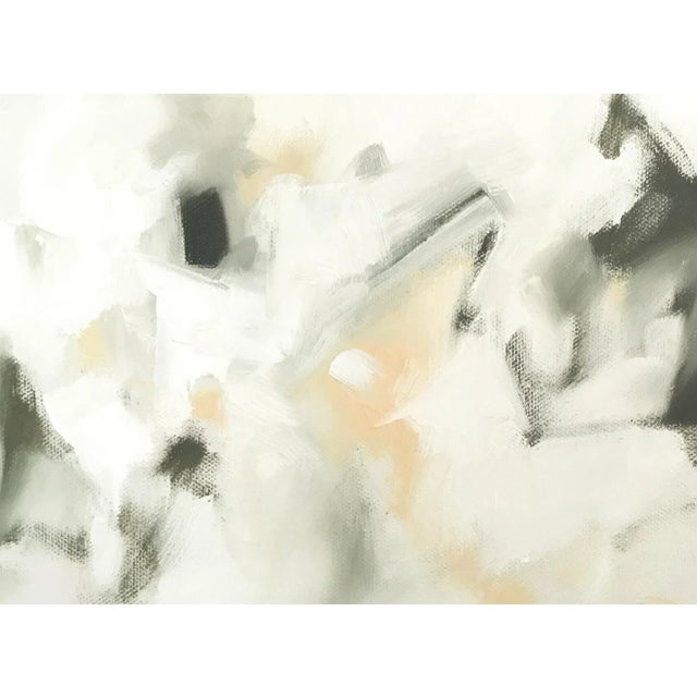 This abstract is one of my personal favorites. It was inspired by the hues of a spring storm and was titled "Blackberry...