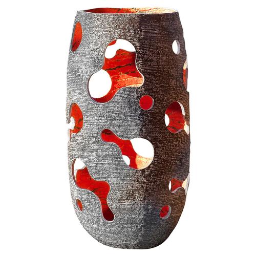 Paper Sculptural Narrow Lantern Vase by Donatas Zukauskas For Sale - Image 7 of 7