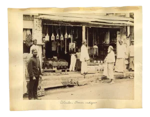 Unknown, Ancient Views of Colombo and Aden, Original Albumen Print, 1880s/90s