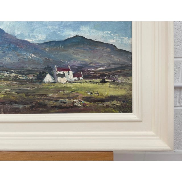 Denis Thornton, Original Post-War Oil Painting of Stormy Day in Kerry Ireland by Irish Artist, 1980 Circa For Sale - Image 6 of 12