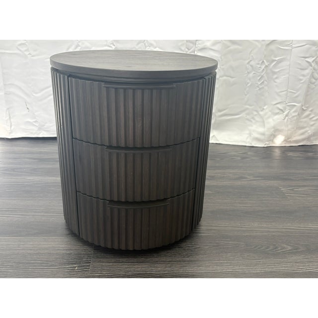 Wood Rh Byron Closed Bedside Table – 20" For Sale - Image 7 of 18