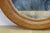 Antique Victorian Mahogany Oval Vanity Wishbone Dressing Wall Mirror 28" For Sale - Image 6 of 11