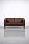 Vintage Scandinavian Brown Leather Sofa, 1970s For Sale - Image 4 of 18
