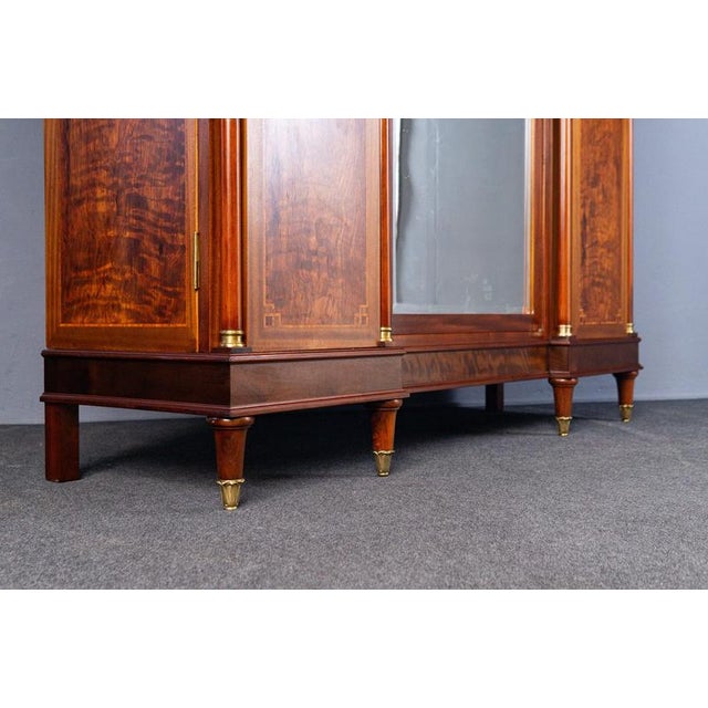 Large Neo Empire Wardrobe, 1800s For Sale - Image 6 of 18