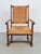 Modern Dutch Brutalist Armchair in Rush and Oak, 1950s For Sale - Image 13 of 13