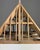 Brown French Roof Construction Model in Oak For Sale - Image 8 of 17