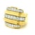 Vintage David Webb 18k Gold & Platinum Diamond Statement Ring, Size 8 For Sale - Image 10 of 13