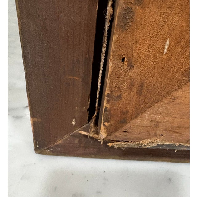 19th‑Century Framed Oil Portrait of a Gentleman Holding Document — Antique Victorian Painting For Sale - Image 9 of 12