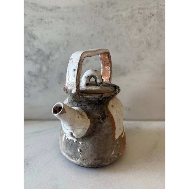 Handmade Art Studio Pottery Tea Pot For Sale - Image 4 of 10