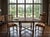 1930s Professionally Refinished 1930s Solid Oak Barley Twist Desk/Table & 2 Matching Chairs Set For Sale - Image 5 of 11