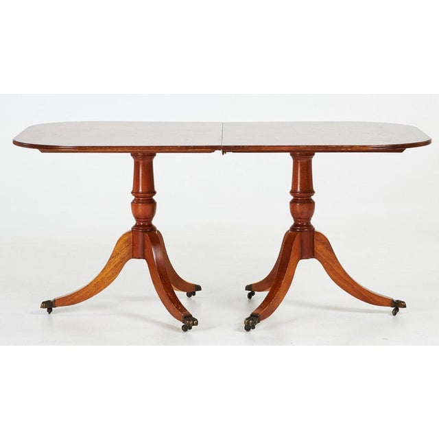 Swedish Mid-Century Style Biedermeier Extendable Dining Table, 1950s For Sale - Image 4 of 5