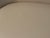 Discontinued Gwyneth loveseat from the CB2 x goop collaboration, upholstered in ivory leather. The sculptural silhouette...