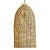 2020s Rattan Basket Bottle Pendant Light For Sale - Image 5 of 10