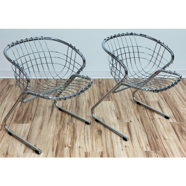 Vintage Flynn Dining Chairs by Gastone Rinaldi for Thema, a Pair For Sale - Image 13 of 17