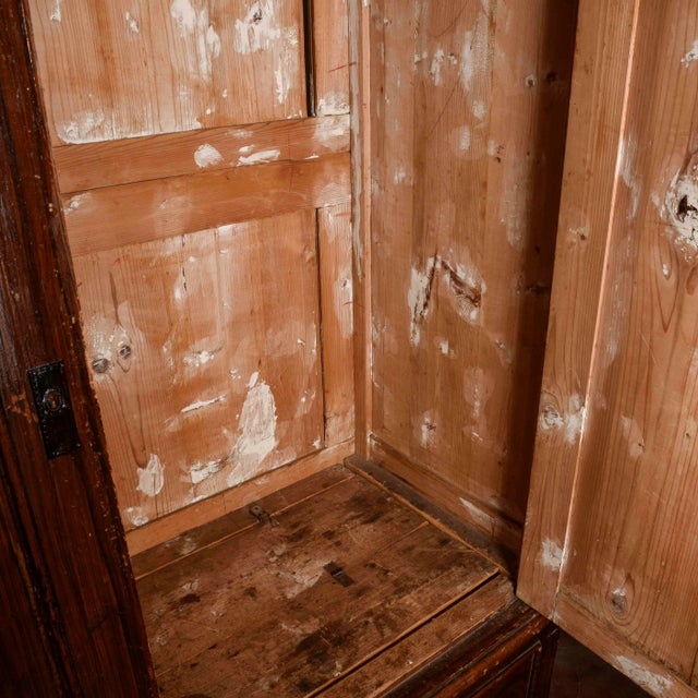 Two Door Lacquered Wardrobe with Internal Compartment at the Base, Italy, Late 19th Century For Sale - Image 18 of 18