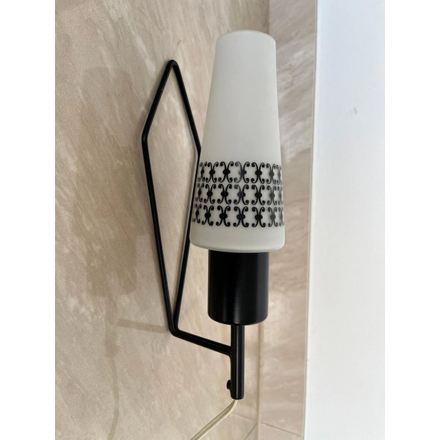 Black Mid-Century Wall Lamp, 1970s For Sale - Image 8 of 8