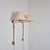 Adjustable Brass Wall Lamps with Linen Shades, 1980s, Set of 2 For Sale - Image 14 of 14