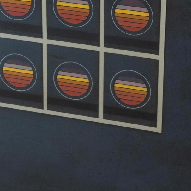 Mid-Century Modern Italian Modern Lithographic Poster by Angela Trapani, 1972 For Sale - Image 3 of 10