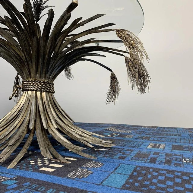 Metal Hollywood Regency Shades of Leaf Coffee Tables, 1970s, Set of 2 For Sale - Image 7 of 10