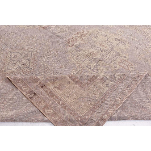Early 20th Century Antique Turkish Oushak Rug For Sale - Image 5 of 8