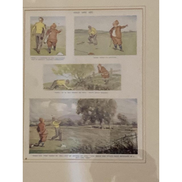 Cartoon Characters Golfing, 1950, Prints, Framed, Set of 2 For Sale - Image 10 of 14