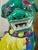 Ceramic Mid-20th Century Chinese Polychrome Glazed Guardian Lions, Pair For Sale - Image 7 of 10