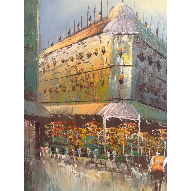 Very well executed painting it’s signed and my best guess is probably sold to tourists in the 79’s80’s