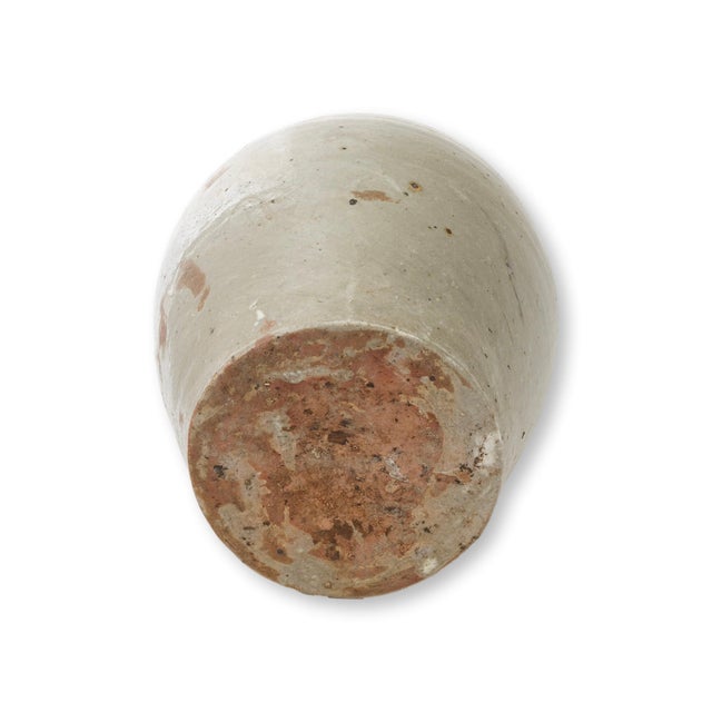 Rustic European Antique French Glazed Terracotta Jug For Sale - Image 3 of 7