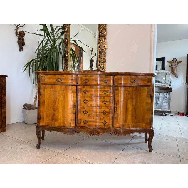 Baroque Brown Sideboard with Drawers For Sale - Image 6 of 10
