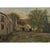 Farmhouse Framed Oil Painting on Canvas Signed Klein 'Country Farmhouse' For Sale - Image 3 of 16