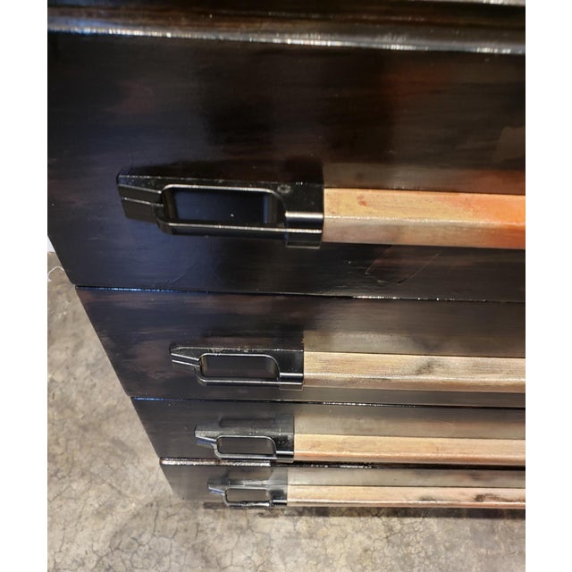 2020s Postmodern Painted Chest of Drawers by Artist Lionel Lamy For Sale - Image 5 of 9