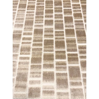 Black Label Home Cask - Modern Greige Dove Designer Cut Velvet Upholstery Fabric - 3 Yards For Sale
