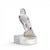 Transparent René Lalique Falcon Car Mascot Clear Glass Mounted Bookends - Pair For Sale - Image 8 of 12