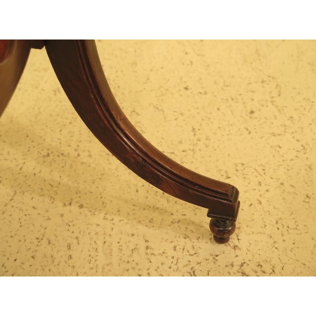 1920s Traditonal Inlaid Satinwood & Walnut Tilt Top Table For Sale In Philadelphia - Image 6 of 12