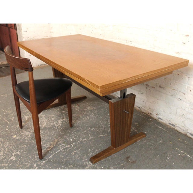 Mid 20th Century Mid-Century Convertable Coffee/Dining Table W/ Inlay For Sale - Image 5 of 13