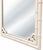 Vintage Chinoiserie Faux Bamboo Mirror – Ivory White Lacquer For Sale In West Palm - Image 6 of 6