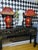 1980s Chinoiserie Red Lacquer Table Lamps Pair Large Chinese With Pagoda Shades For Sale - Image 10 of 10