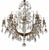 1930s Vintage St Louis French Crystal & Bronze Chandelier For Sale - Image 5 of 5